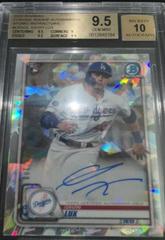 Gavin Lux [Atomic Refractor] #CRA-GL Baseball Cards 2020 Bowman Chrome Rookie Autographs Prices