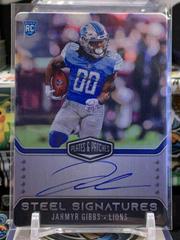 Jahmyr Gibbs #RSSJAG Football Cards 2023 Panini Plates and Patches Rookie Steel Signatures Prices