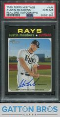 Austin Meadows #AM Baseball Cards 2020 Topps Heritage Real One Autographs Prices