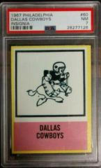 Dallas Cowboys [Insignia] Football Cards 1967 Philadelphia Prices