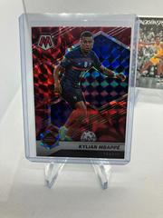 Kylian Mbappe [Reactive Red] Soccer Cards 2021 Panini Mosaic Road to FIFA World Cup Prices