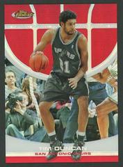 Tim Duncan [Red Refractor] Basketball Cards 2005 Finest Prices