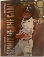 Chipper Jones [Gold Press Proof] #368 Baseball Cards 1998 Donruss Prices
