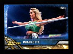 Charlotte [Blue] Wrestling Cards 2017 Topps WWE Road To Wrestlemania Prices