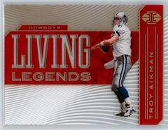 Troy Aikman [Red] #LL14 Football Cards 2020 Panini Illusions Living Legends Prices