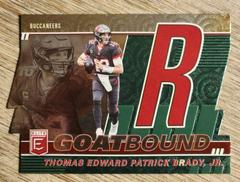 Tom Brady #GB-TB21 Football Cards 2022 Panini Donruss Elite Goatbound Prices