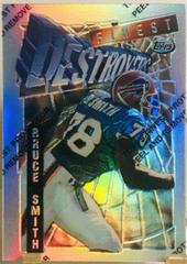 Bruce Smith [Refractor] #116 Football Cards 1996 Topps Finest Prices