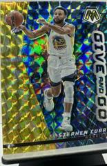 Stephen Curry [Reactive Yellow] #11 Basketball Cards 2022 Panini Mosaic Give and Go Prices