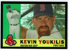 Kevin Youkilis [Black Border Refractor] Baseball Cards 2009 Topps Heritage Chrome Prices