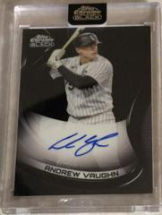 Andrew Vaughn Baseball Cards 2022 Topps Chrome Black Autographs Prices