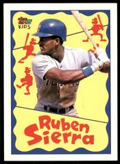 Ruben Sierra #128 Baseball Cards 1992 Topps Kids Prices