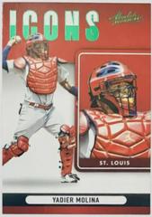 Yadier Molina [Retail Green] #I-12 Baseball Cards 2022 Panini Absolute Icons Prices