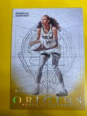 Rebekah Gardner [Gold] #10 Basketball Cards 2023 Panini Origins WNBA Works in Progress Prices