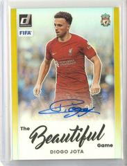 Diogo Jota [Gold] Soccer Cards 2022 Panini Donruss Beautiful Game Autographs Prices