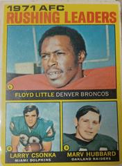 AFC Rushing Leaders [Little, Csonka, Hubbard] Football Cards 1972 Topps Prices