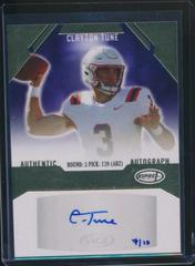 Clayton Tune [Gold] #A-CT Football Cards 2023 Sage Autographs Prices