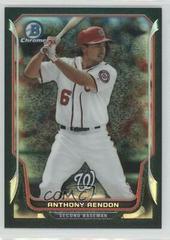 Anthony Rendon [Black Static Refractor] #46 Baseball Cards 2014 Bowman Chrome Prices