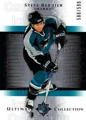Steve Bernier Hockey Cards 2005 Ultimate Collection Prices
