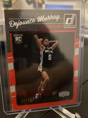Dejounte Murray [Red Press Proof] #173 Basketball Cards 2016 Panini Donruss Prices