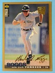 Wade Boggs [Gold Signature] Baseball Cards 1995 Collector's Choice Se Prices