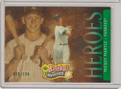 Mickey Mantle [Emerald] Baseball Cards 2005 Upper Deck Baseball Heroes Prices
