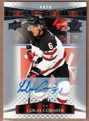 Lukas Cormier [Signature] Hockey Cards 2022 Upper Deck Team Canada Juniors Prices