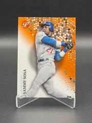 Sammy Sosa [Orange] #100 Baseball Cards 2022 Topps Pristine Prices