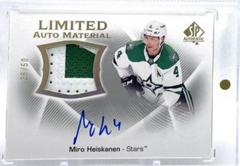 Miro Heiskanen Hockey Cards 2021 SP Authentic Limited Auto Material Prices