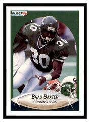 Brad Baxter #U-74 Football Cards 1990 Fleer Update Prices