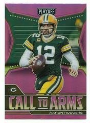 Aaron Rodgers [Pink] #CA-ARO Football Cards 2021 Panini Playoff Call to Arms Prices