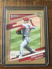 Shohei Ohtani [Press Proof] #199 Baseball Cards 2021 Panini Donruss Prices