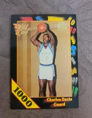 Charles Davis #58 Basketball Cards 1991 Wild Card Prices