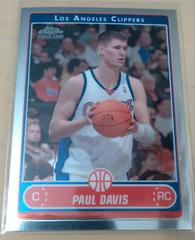 Paul Davis #175 Basketball Cards 2006 Topps Chrome Prices