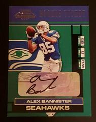 Alex Bannister [Autograph] #102 Football Cards 2001 Playoff Contenders Prices