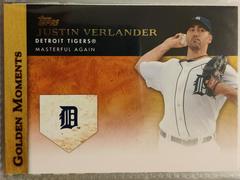 Justin Verlander Baseball Cards 2012 Topps Update Golden Moments Prices