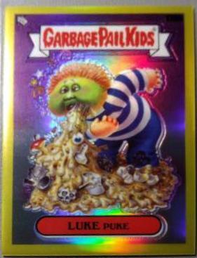 LUKE Puke [Yellow Refractor] #170b 2022 Garbage Pail Kids Chrome