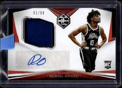 Daniel Oturu Basketball Cards 2020 Panini Chronicles Limited Rookie Jersey Autographs Prices