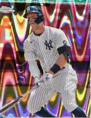 Aaron Judge [Sonic Aqua RayWave] #99 Baseball Cards 2022 Topps Chrome Prices