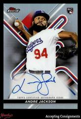 Andre Jackson #FA-AD Baseball Cards 2022 Topps Finest Autographs Prices