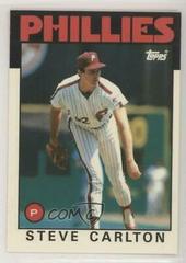 Steve Carlton Baseball Cards 1986 Topps Tiffany Prices