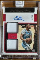 Brandon Boston Jr. Basketball Cards 2021 Panini One and One Rookie Dual Jersey Autographs Prices