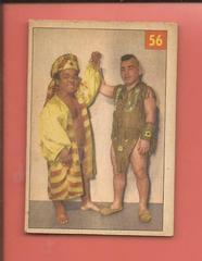 Selassi & Little Beaver #56 Wrestling Cards 1954 Parkhurst Prices