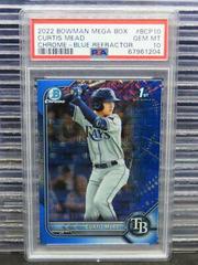Curtis Mead [Blue Refractor Mega Box Mojo] #BCP-10 Baseball Cards 2022 Bowman Chrome Prospects Prices