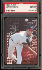 John Smoltz Baseball Cards 1997 Fleer Prices