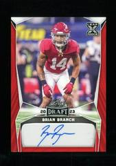 Brian Branch [Red] #BA-BB1 Football Cards 2023 Leaf Draft Autographs Prices