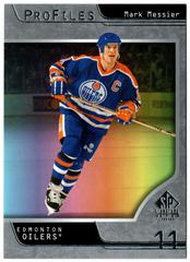 Mark Messier #P-3 Hockey Cards 2020 SP Signature Edition Legends Profiles Prices