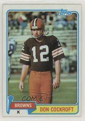 Don Cockroft Football Cards 1981 Topps Prices
