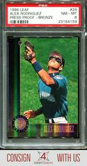 Alex Rodriguez [Press Proof Bronze] Baseball Cards 1996 Leaf Prices