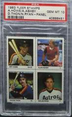 Alan Ashby, Mike Richardt [Nolan Ryan Panel] Baseball Cards 1983 Fleer Stamps Prices