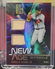 Ronald Acuna Jr. [Gold] #NAM-RA Baseball Cards 2022 Panini Capstone New Age Materials Prices